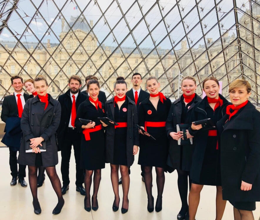 Soirée privée au Louvre, Paris